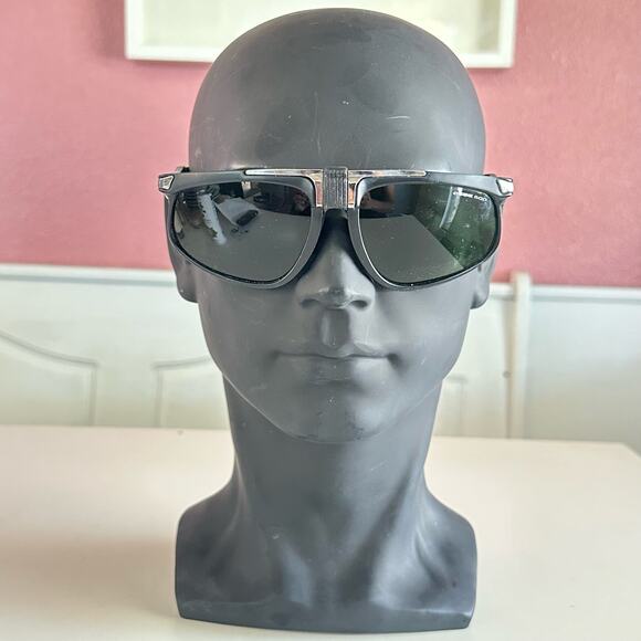 Vintage CEBE France sunglasses Depose Square frame black READ - Picture 2 of 12